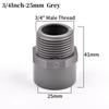 5Pcs Quick Connection Male Thread Connector Straight Pipe Connector  Water Supply Pipes