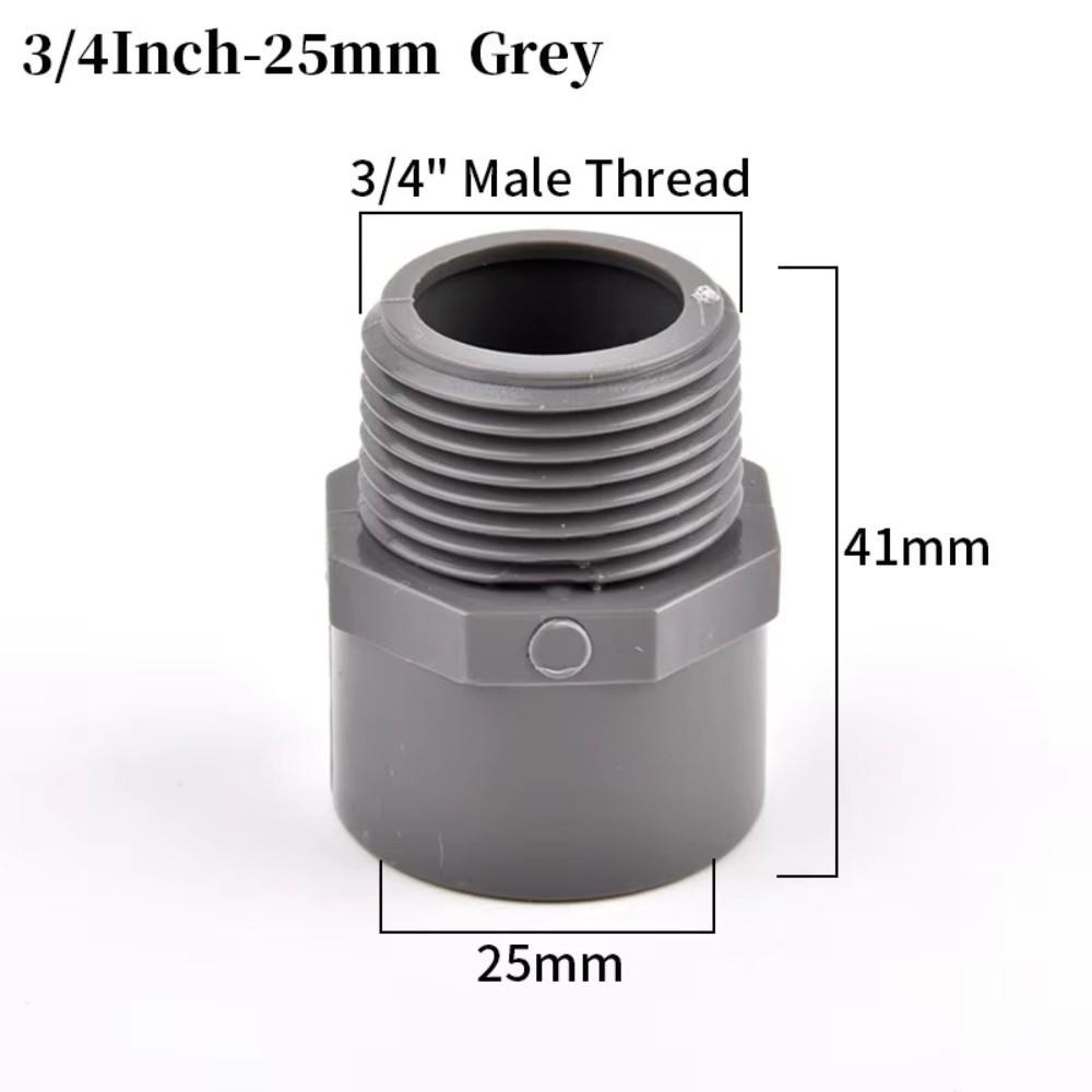 5Pcs Quick Connection Male Thread Connector Straight Pipe Connector  Water Supply Pipes
