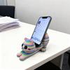Cute Cat Phone Stand Multi-Functional Desktop Holder for Mobile Phones Decorative PLA Plastic Stand for Streaming And Video Calls