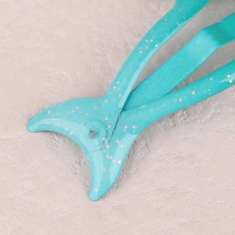 5Pcs Colorful Glitter Dolphin Bb Hair Side Clips Barrettes For Girls Women Child Holiday Party Gift Hair Accessories Headwear