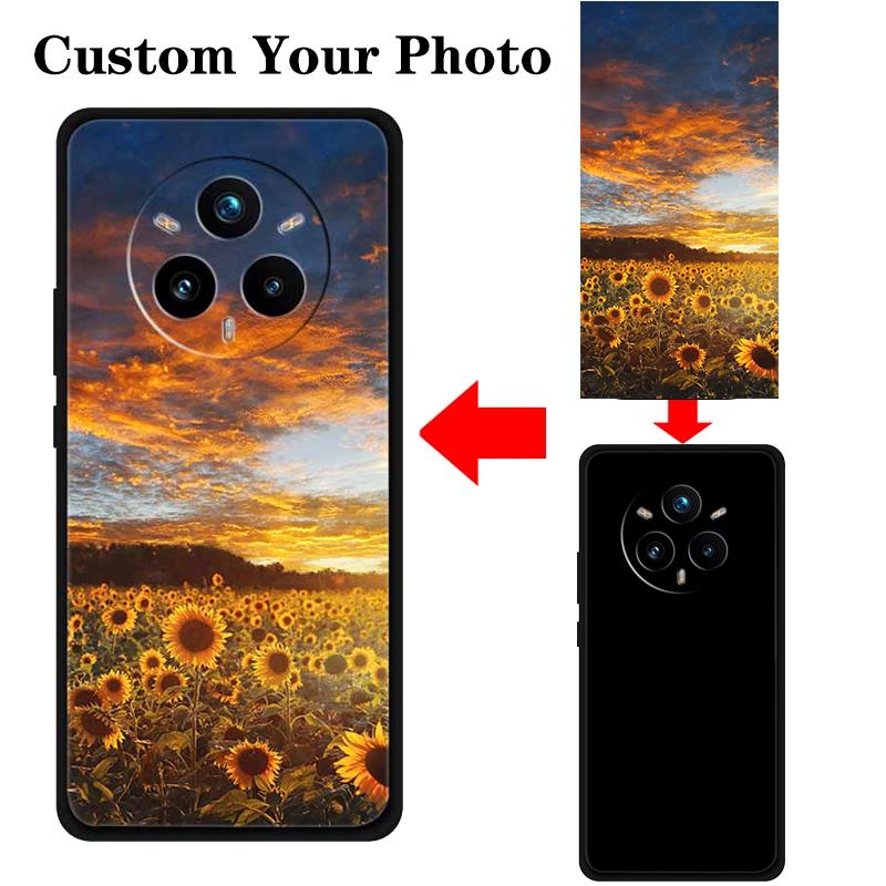Customized DIY Soft TPU Protect Phone Case For Realme 14 Pro Plus Funda 14 13 12 Pro+s Back Cover Coque Realme13 Pro Realme12Pro