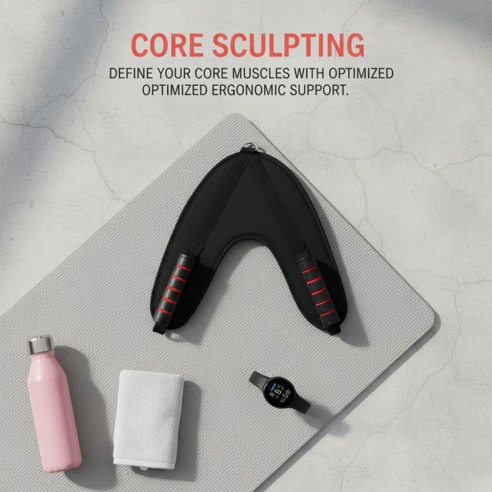 Strong Tension Band Ab Exercise Strap V-Shape Fitness Training Strap  Barbell Equipment