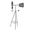 Garden Windmill Potting Rack Multifunctional Rotating Iron Floor Windmill Plants Shelf Dual Use