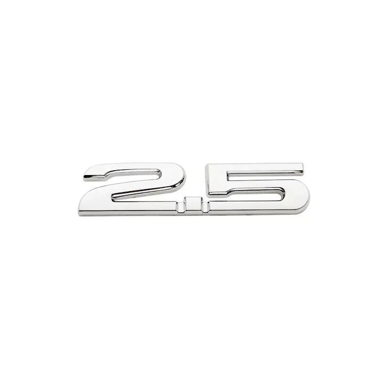 

3D Metal 2.0 2.5 Logo Letters Car Fender Emblem Trunk Badge For 3 GT 5 6 626 Axela CX5 CX7 MX5 2.0 2.5 Sticker Accessories