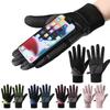 Windproof Winter Gloves Fleece Lining Waterproof Gloves Full Finger Gloves  Autumn and Winter