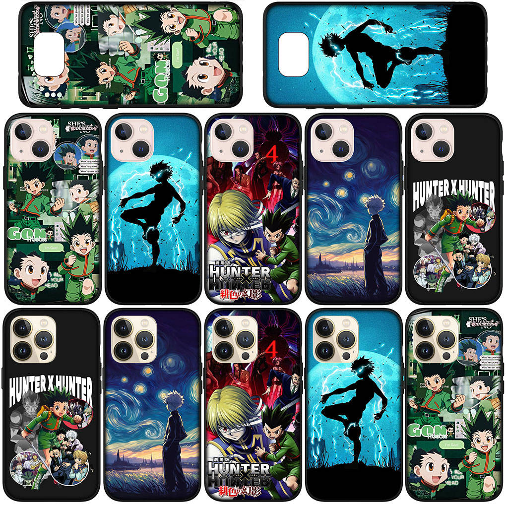 Case for Samsung Galaxy S25 S24 S23 iPhone 16 15 Xiaomi Redmi Note 14 13 12 16E 11 Pro Max OPPO Moto Huawei Poster Killua Hunter X Hunter Gon Freecss