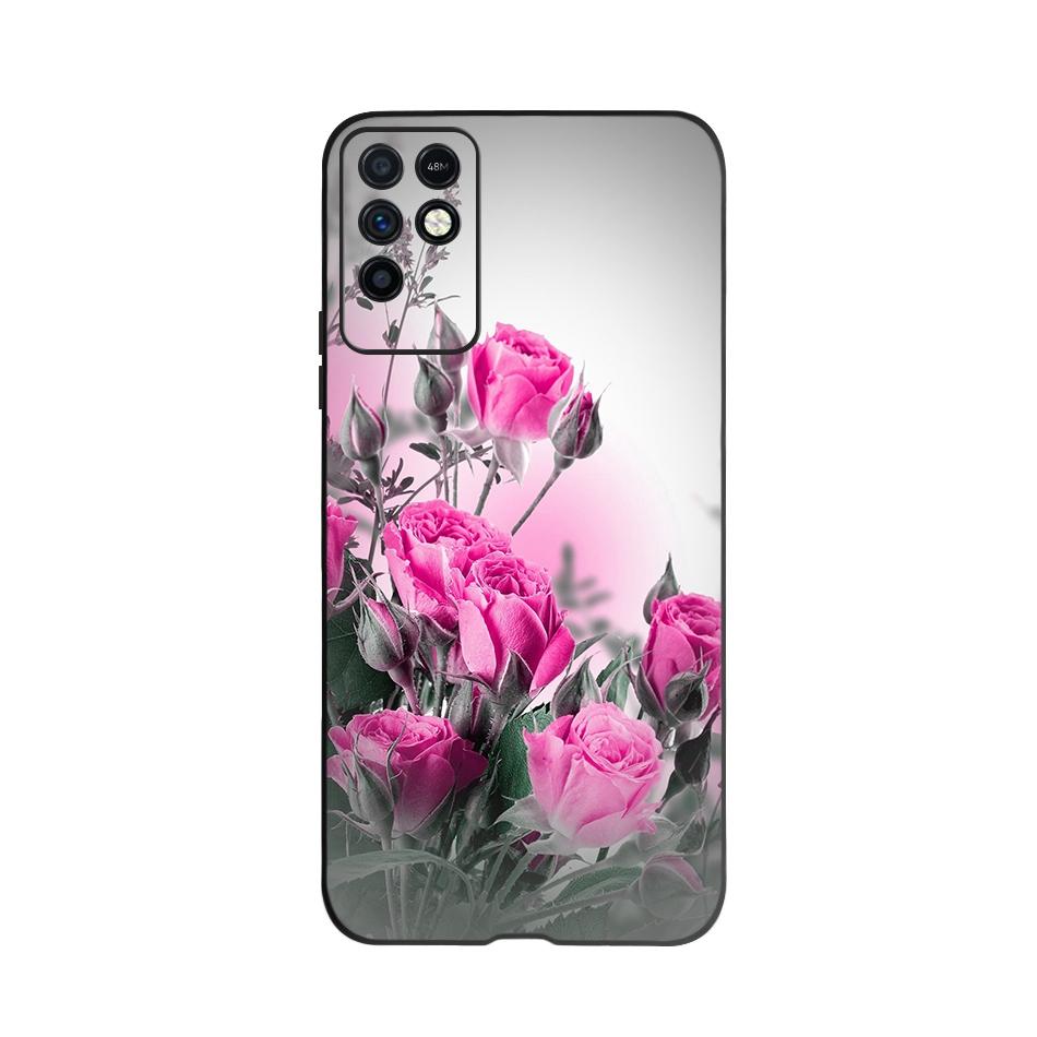 Phone Case For Infinix Note 10 Case 6.95" Soft Silicone TPU Back Cover For Infinix Note10 X693 Coque Cute Animal Fundas Bumper