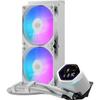 COOLER MASTER - MasterLiquid Core Nex Digital 240 White ARGB - MLX-D24M-A18PW-RD - Watercooling - Ventilateur Ø 120 mm