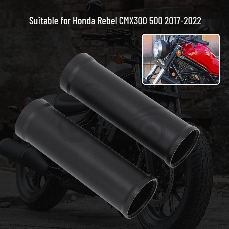 REBEL CMX300/500 Matte Black Front Shock Absorber Fork Dust Cover Protector