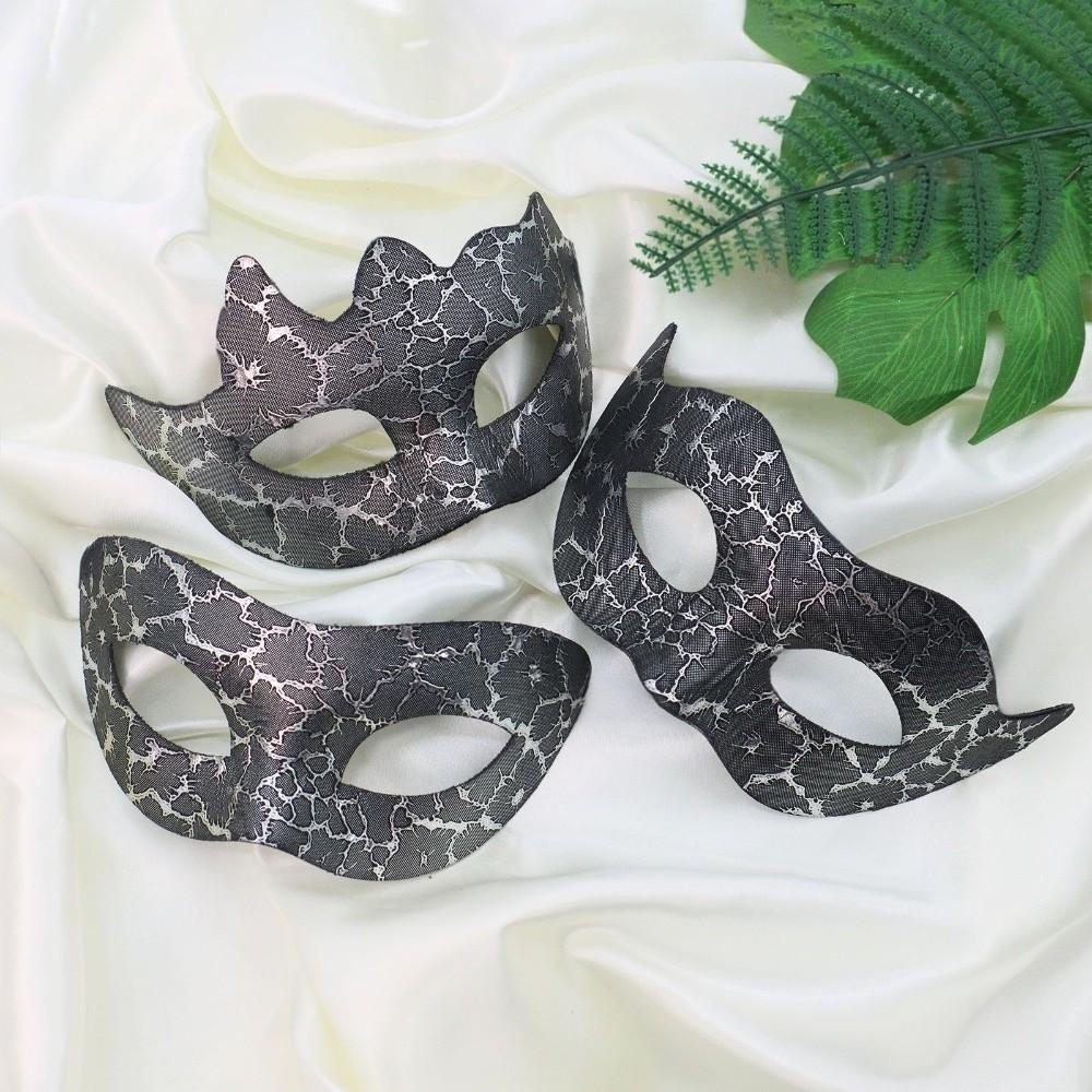 Plastic Jazz Mask Reusable Half Face Mask Retro Halloween Masks Christmas