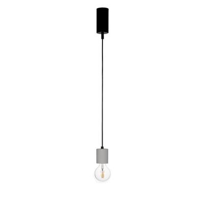 Chiko Electric Cement Nordic Stylish Pendant E26 Bare LED Duct Ceiling Mount Mount 1 Light, Bulb, Compatible, Rail, (Ceiling Type, Light)