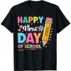 Fijne Eerste Schooldag Potlood Leraar Schattig Terug naar School T-shirt