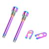 4mm Bolts Bike Disc Brake Pad Threaded Pin Inserts Screw Disc Brake Pad Fixing Pin for Threaded Hydraulic Disk Caliper