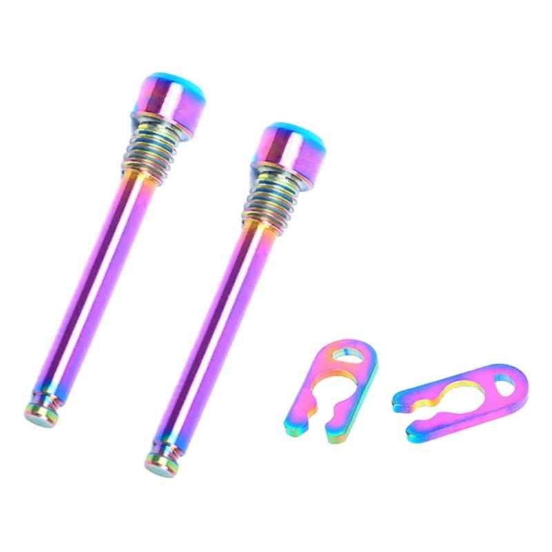 4mm Bolts Bike Disc Brake Pad Threaded Pin Inserts Screw Disc Brake Pad Fixing Pin for Threaded Hydraulic Disk Caliper