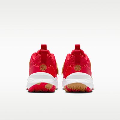 Nike Team Hustle D 12 University Red Gold White (GS)