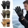 1 Paar Outdoor-Handschuhe Touchscreen-kompatibel Vollfingerhandschuhe mit weichem Knöchelschutz