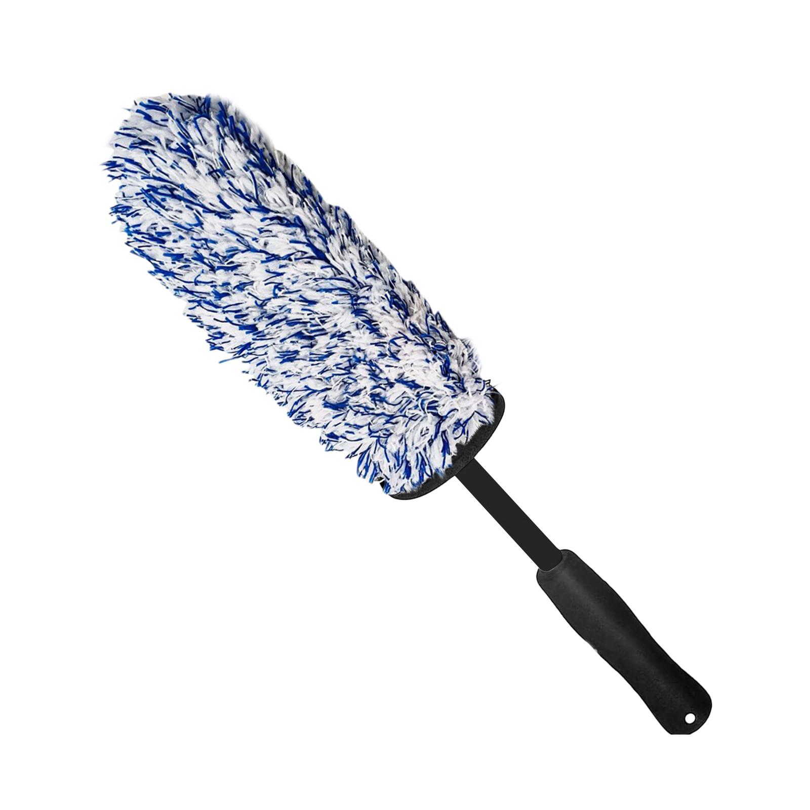 

Щетка для дисков из микрофибры, Мягкая щетка для дисков, Щетка для чистки алюминиевых дисков, Щетка для стальных дисков, Алюминиевые диски, Длинная щетка для чистки автомобилей One Size синий