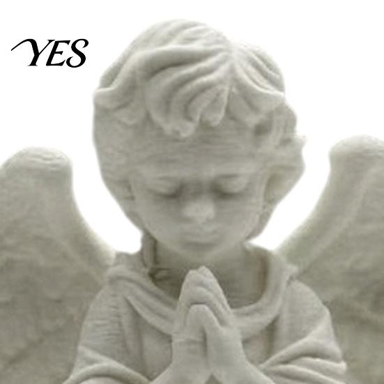 Small Angel Figurine for Shelf 3D Printed Kneeling Praying Statue, Matte White Cherub Sculpture Eco-friendly PLA Decor Home Decor, Healing Office