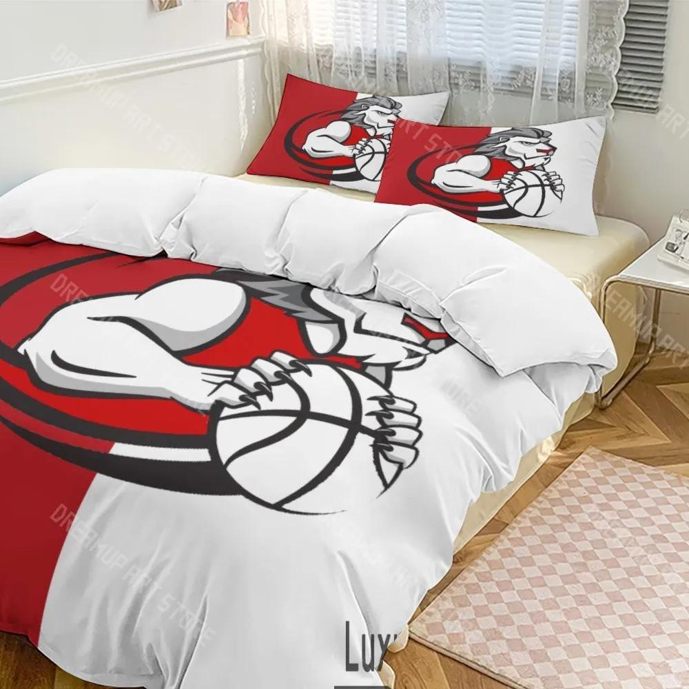 3D Print Hapoel Jerusalem Basketball Bedding Set Twin Queen King Full Size Duvet Cover Pillowcase Bed Boys Girls Adult Home