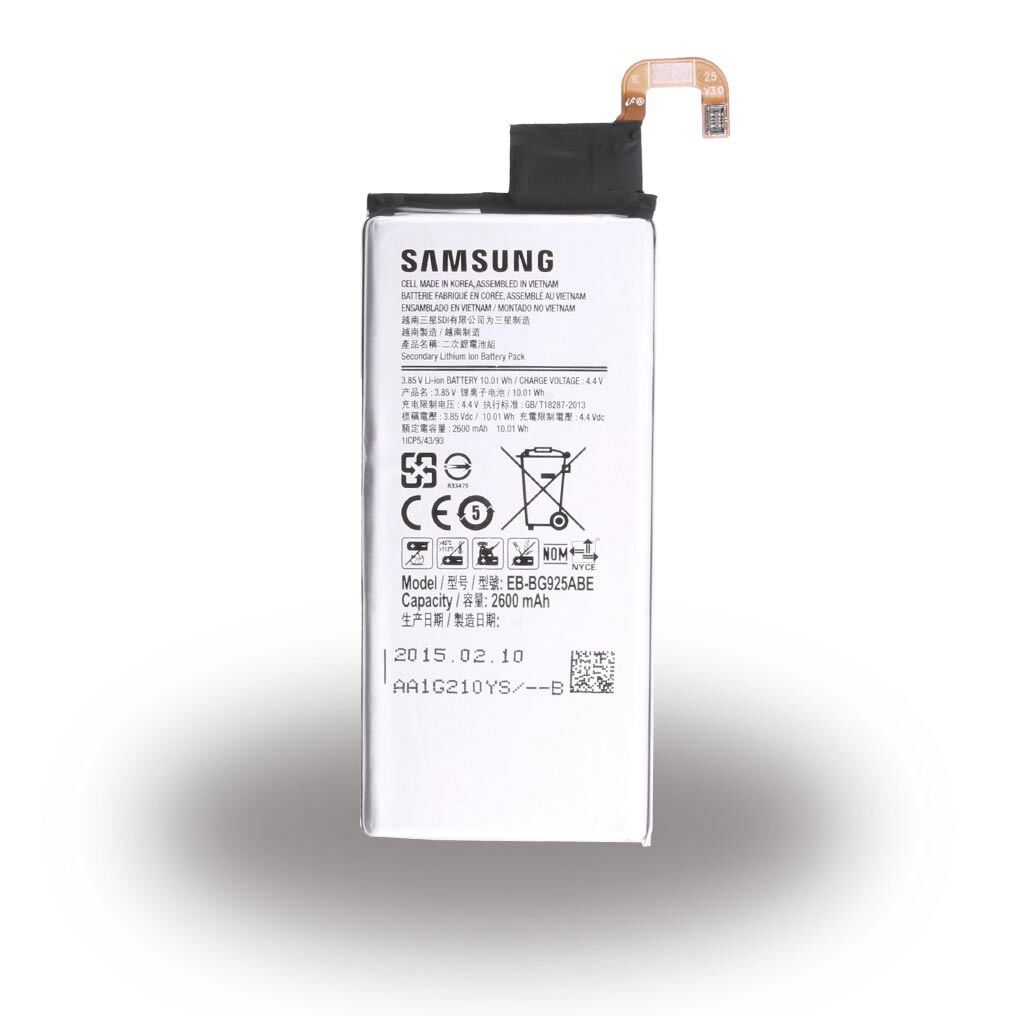 Original Akku Samsung G925F Galaxy S6 Edge EB-BG925ABEGWW 2600mAh