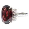 HEIWADO&CO. Pt950 9.232ct Garnet 0.47ct Diamond Ring ring PlatinumUsed