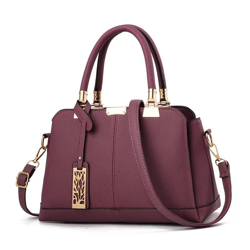 

New Fashion Women s Bag Handbag Middle-aged Mother Bag Shoulder Bag темно-фиолетового