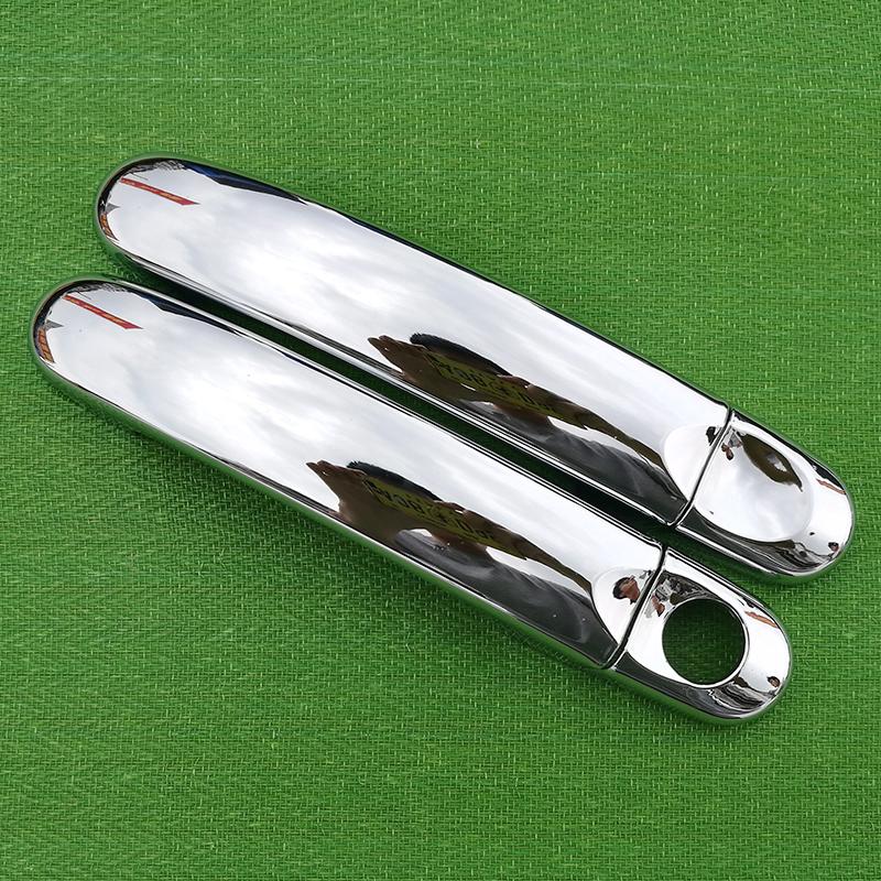 for VW New Beetle 1998 - 2011 Chrome Handle Cover Trim for Volkswagen 2002 2003 2005 2007 2009 Accessories Stickers Car Styling