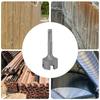 Heavy Duty Cross Ground Rod Driver High Hardness Steel Drill Bit Driver Wide Compatibility Durable Pile Driving Hammer Head