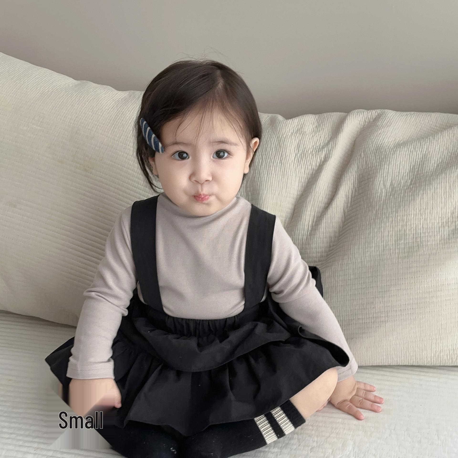 

Korean-Style Girls Baby Romper & Overalls Two-Piece Set for Spring and Autumn 73cm