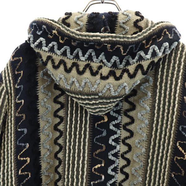 SAZAN 90s 80s Old Long sleeve knit cardigan Gurege Parker Women Used