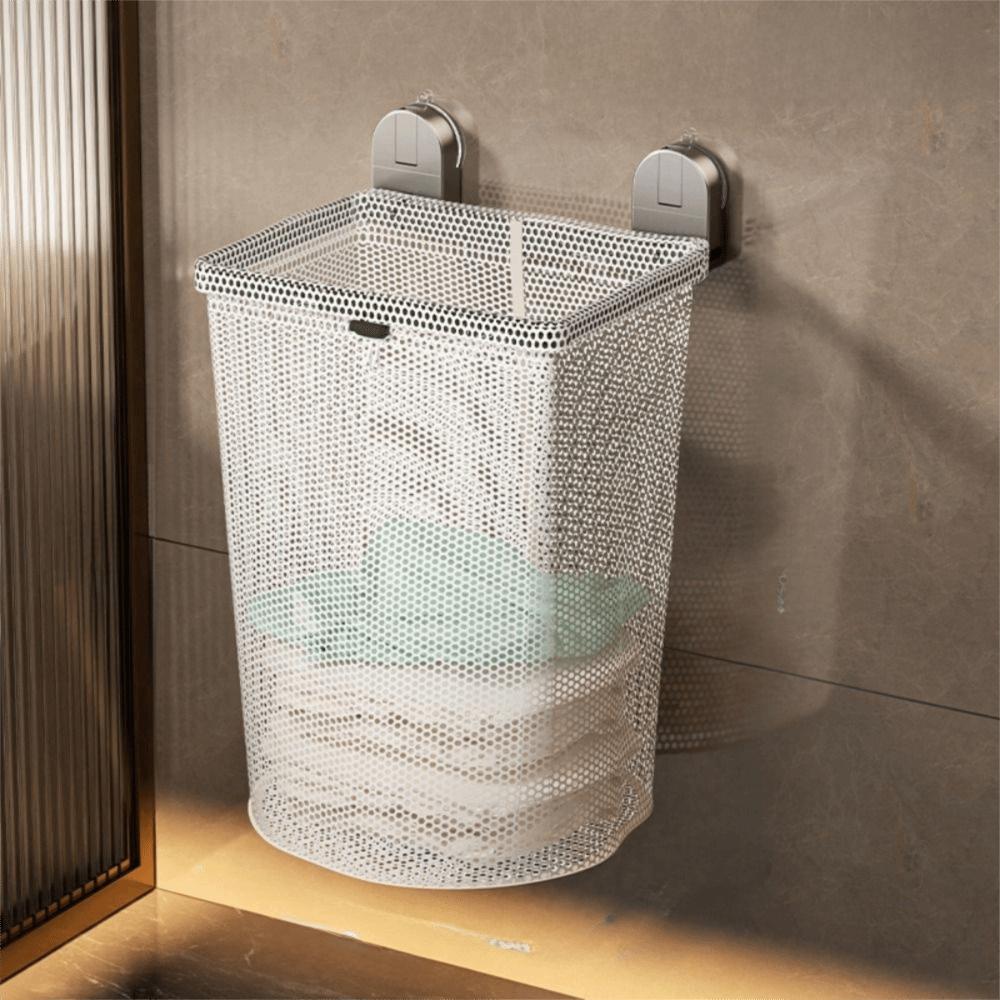 Breathable Design Hanging Laundry Basket Mesh Material Laundry Sorter  Bathroom Storage