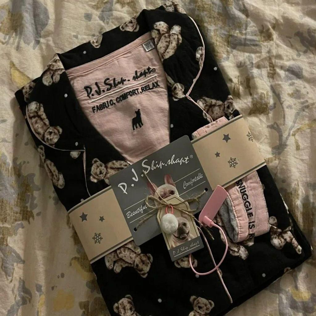 Women's and Men's Flannel Pajama Set - Long Sleeve, Plus Size, for All Seasons