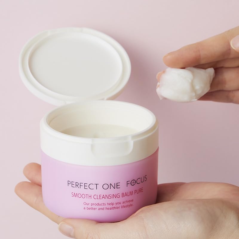 PERFECT ONE FOCUS Smooth Cleansing Balm Pure - Sensitive Skin, Hypoallergenic, Additive-Free, Pore Care, Moisturizing, Makeup Remover, No Double Clean