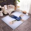Inter Milan Player Action Area Rug Perfect for Hallway Playrooms Game Room Kitchen Antislip Carpet Office home decor Wedding Party Gift
