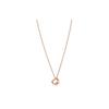 & Co. Elsa Peretti® Round Brilliant Cut Heart 18K Rose Gold Diamond Necklace Women Necklace 68113679