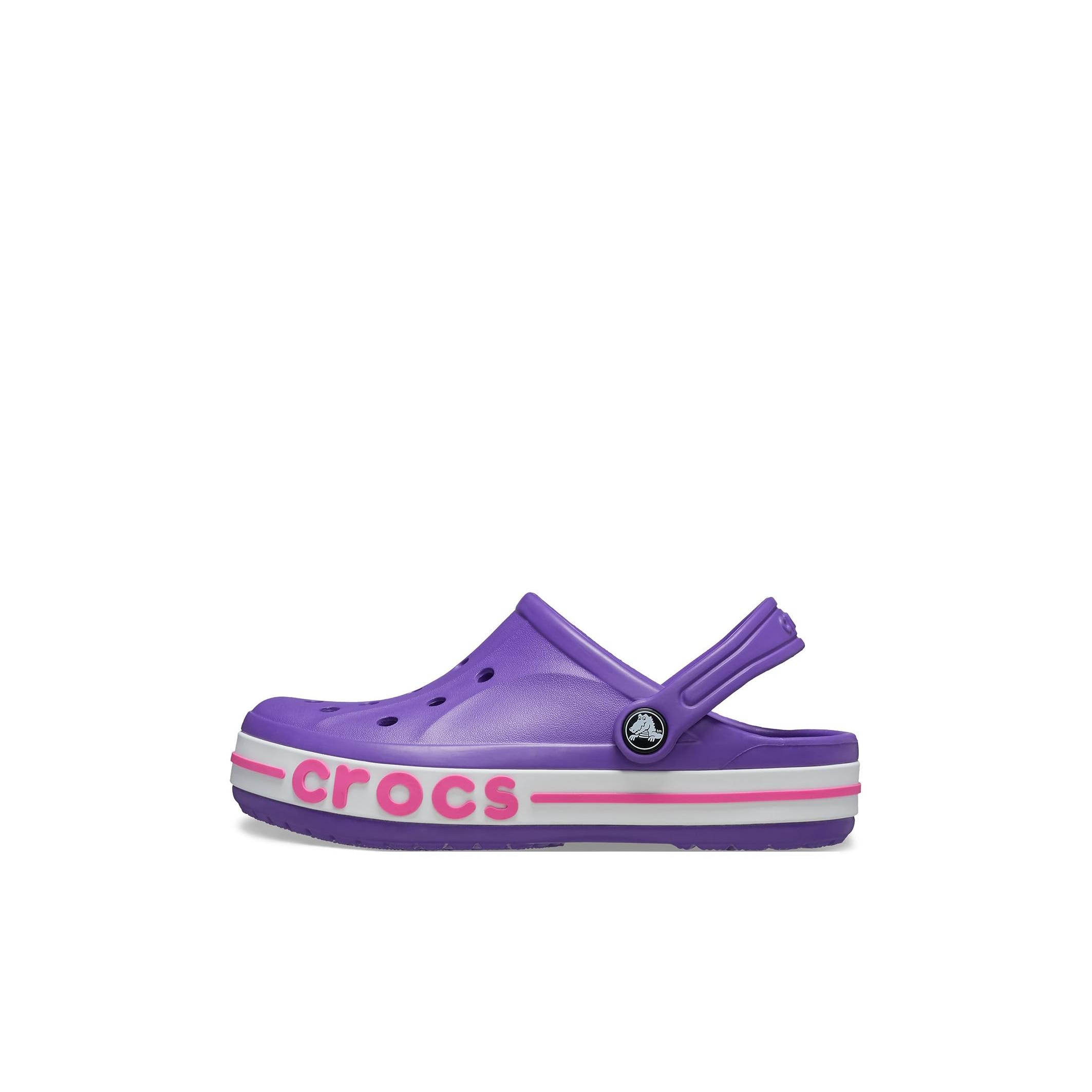 Crocs Детские Дышащие Удобные Клоги Детская Обувь Фиолетовый 207019-5AV 35