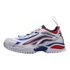 Li Ning Aurora Skywalker Paris Fashion Week Serie Laufsteg-Stil Rutschfest Leicht Niedrig geschnittene Freizeitschuhe Damen Freizeitschuhe Weiß Blau Rot AGLN242-2