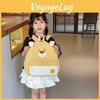 Trendy Childrens Backpack With Charming Bear Design Made From Breathable Nylon For Kids