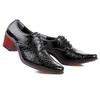 Men All Season Heels High Heel Pointed Toe Leather Fashion Comfortable Wear For Daily Use Durable Material With Good Quality