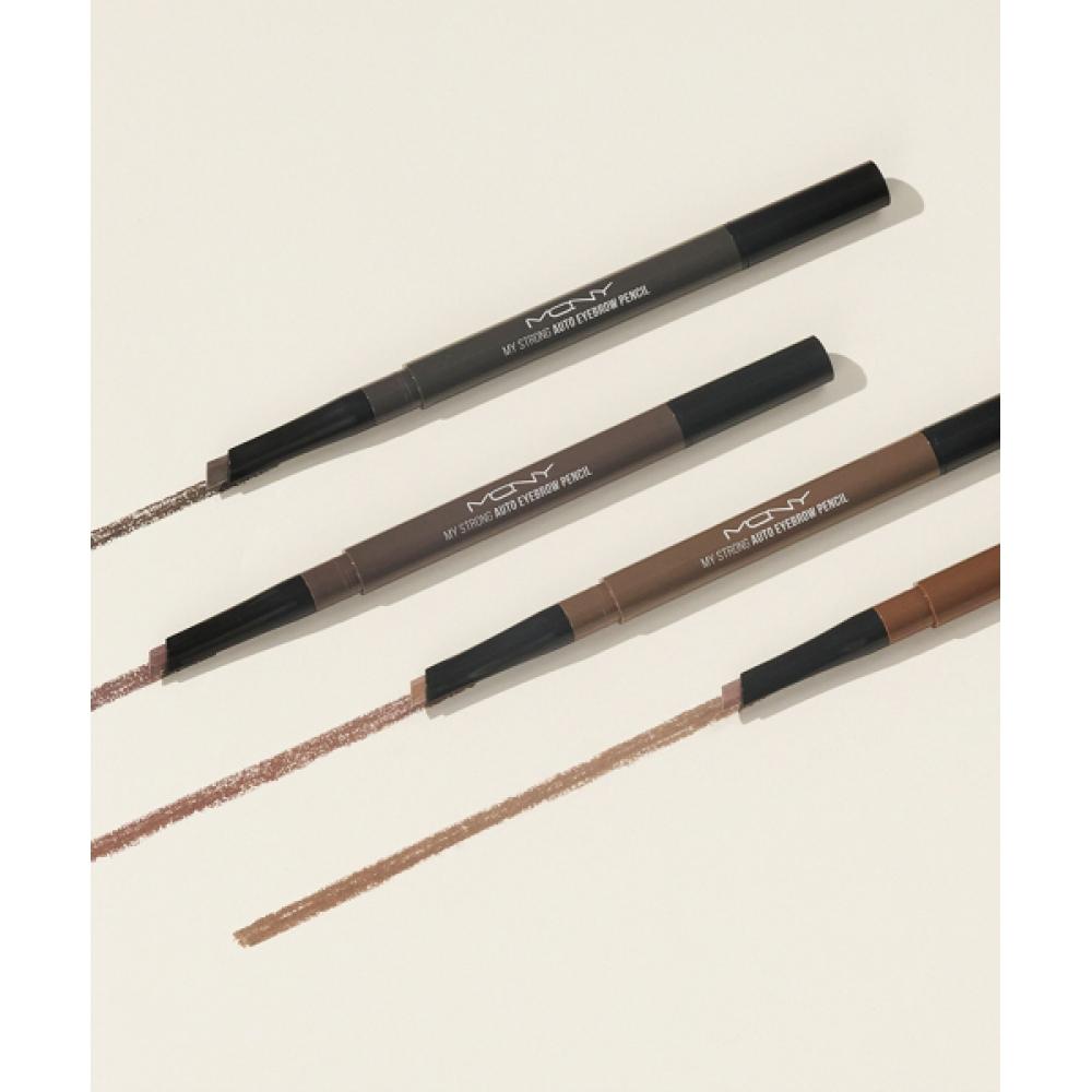 Mqny Mystrong Auto EyeBrow Pencil Unbreakable Hard Formula Brow 4 Colors