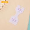 50Pcs Colored Letters Fold Packing Cardboard Display Cards For Handmade Necklace Headwear Hairband Jewelry Display Tag Cards
