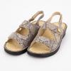 Sandales à scratch beige nevia sandal motif croco Femme SCHOLL