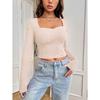 Autumn And Winter Women'S Slim Fit Short Sleeved T-Shirt, Fashionable And Versatile Barbie Pink Top