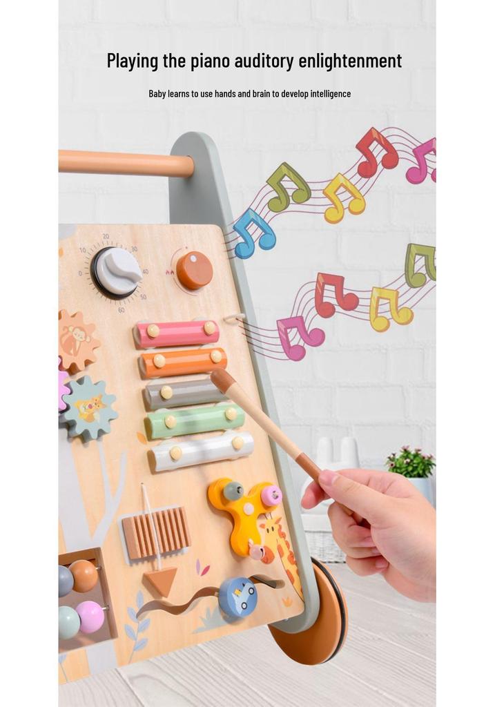 Wooden Baby Push Walker Stroller: Ideal First Birthday Gift