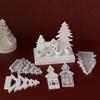 Home Improvement Casting Mold Christmas Silicone Casting Mold Christmas Candle Holder Silicone Molds for Diy for Festive