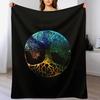 Tree Of Life Mandala Throw Blanket Soft Warm Blanket Gift For Men Women Adults