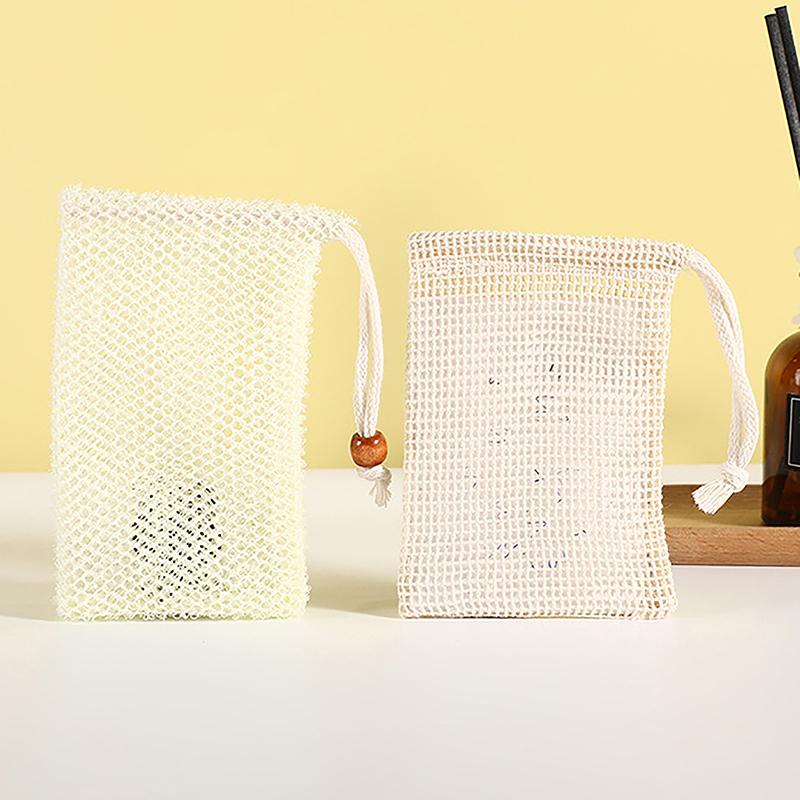 Cotton Sack Soap Bag Preservation Bag Rich Foam Foam Soap Bag Exfoliating Soap Mesh Bag Shower Soap Holder Pocket