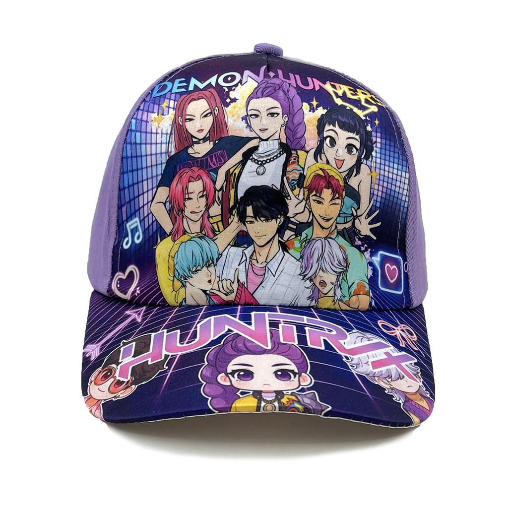 Girls Baseball Cap Action Figures Girls Group Singer Casual Hat Sports Sun Hats Festival Party Supplies Kid Birthday Gift