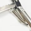 Stainless Steel Snake Grabber Thickened Elongated Collapsible Snake Tongs with Lock for Snakes Eels