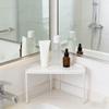 Modulars Stackable Shelf Corner Design Carbon Steel Corner Shelf Suitable for Flexible Organization in Bathroom Kitchen